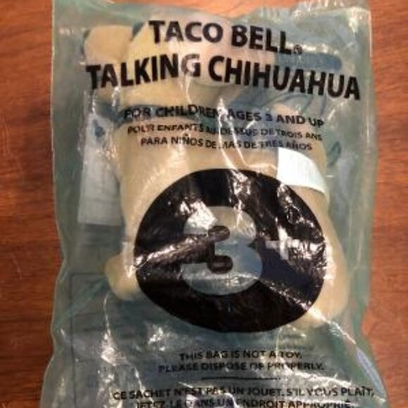 VINTAGE 2000 TACO BELL YEAH DROP THE CHALUPA CHIHUAHUA - Picture 2 of 3